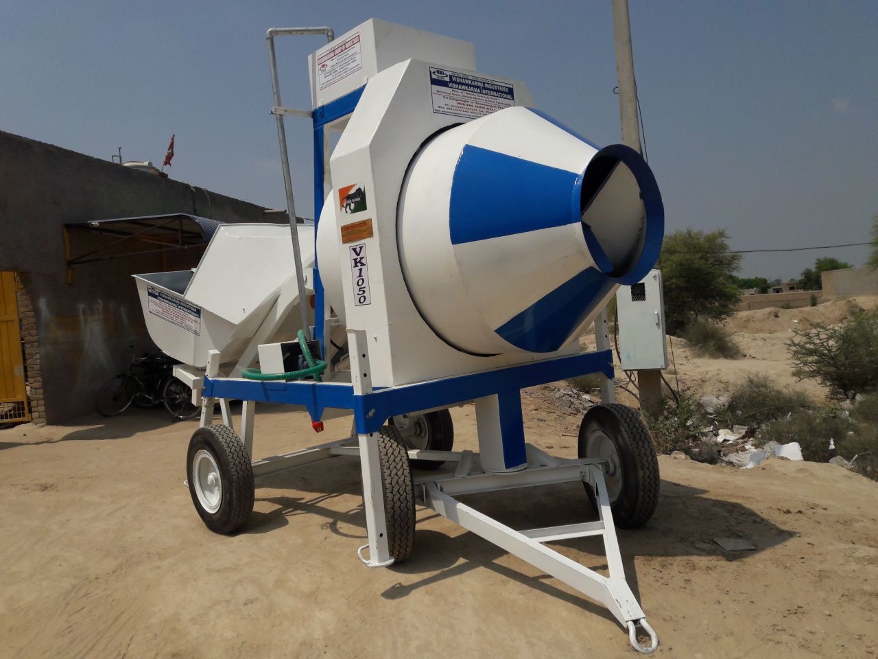Mini Mobile Concrete Batching Plant Vkrm800