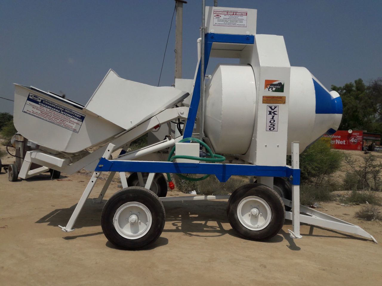 Mini Mobile Concrete Batching Plant Vkrm800