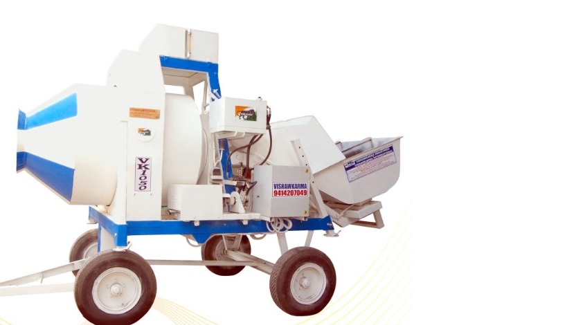 Mini Mobile Concrete Batching Plant Vkrm800