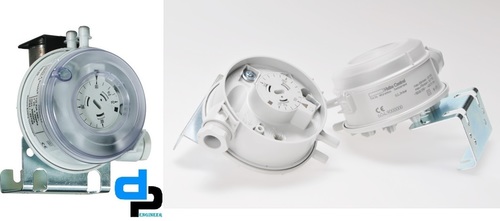 पॉलिश हुबा डिफरेंशियल प्रेशर स्विच रेंज 1000 से 5000 पीएसी