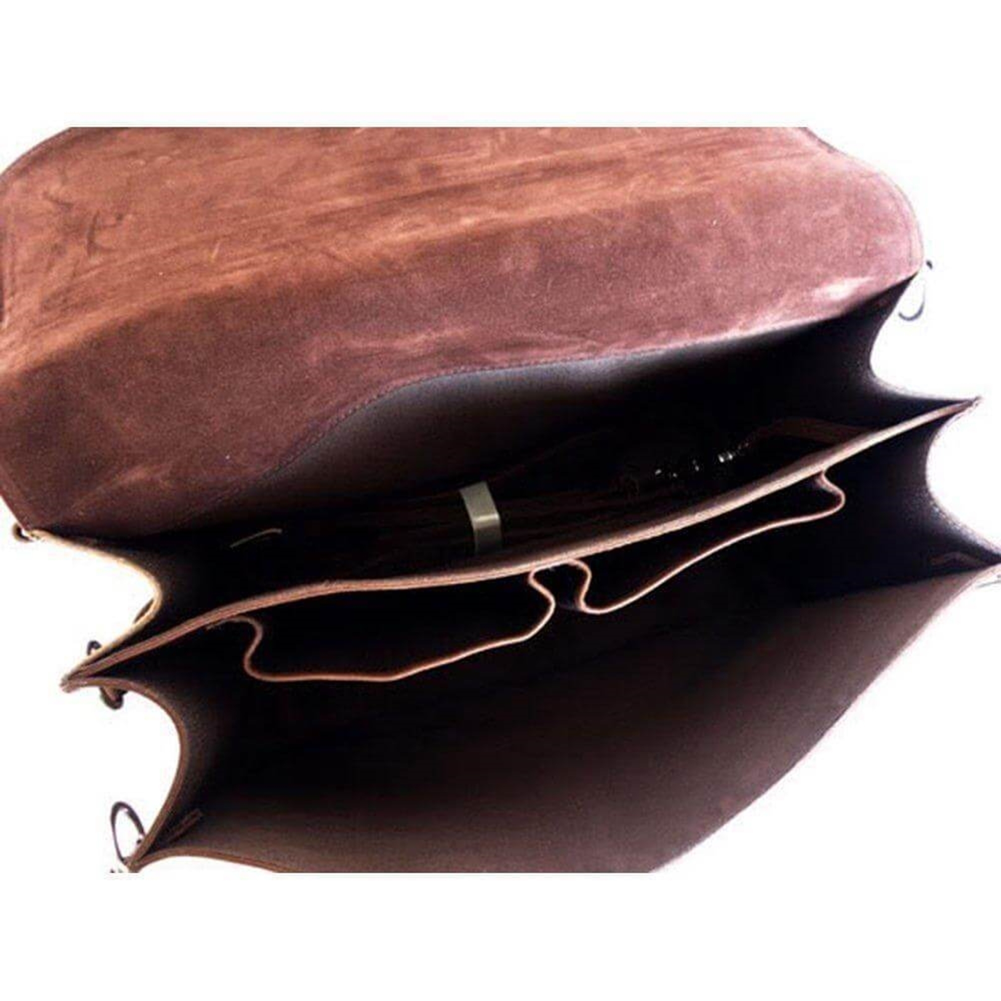 Brown Leather Messenger Bag