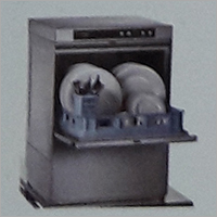 Under Counter Dish Washer - Stainless Steel, Flat Worktop with Splashback Options, 800/850 mm Counter Height, Efficient Dish Cleaning for Commercial Use