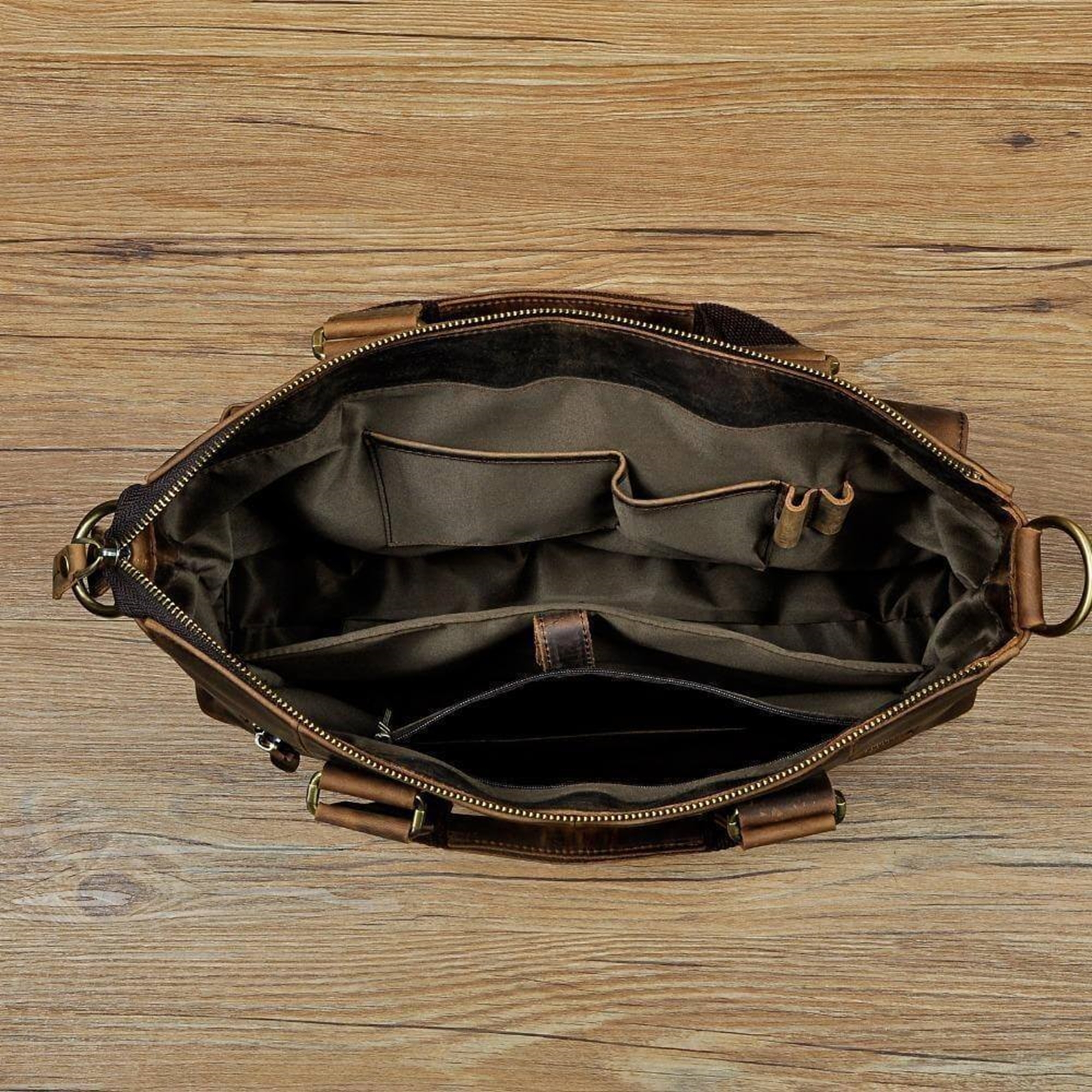 Brown Messenger Bag