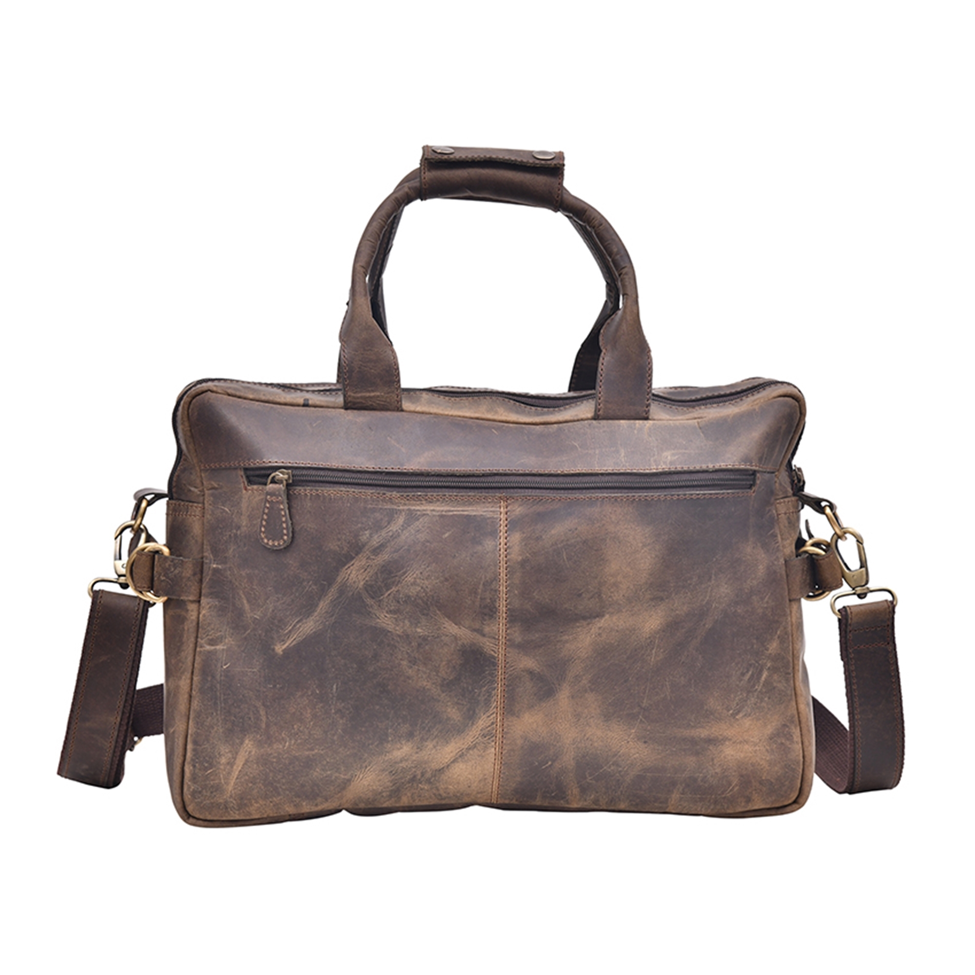 Brown Leather Laptop Bag