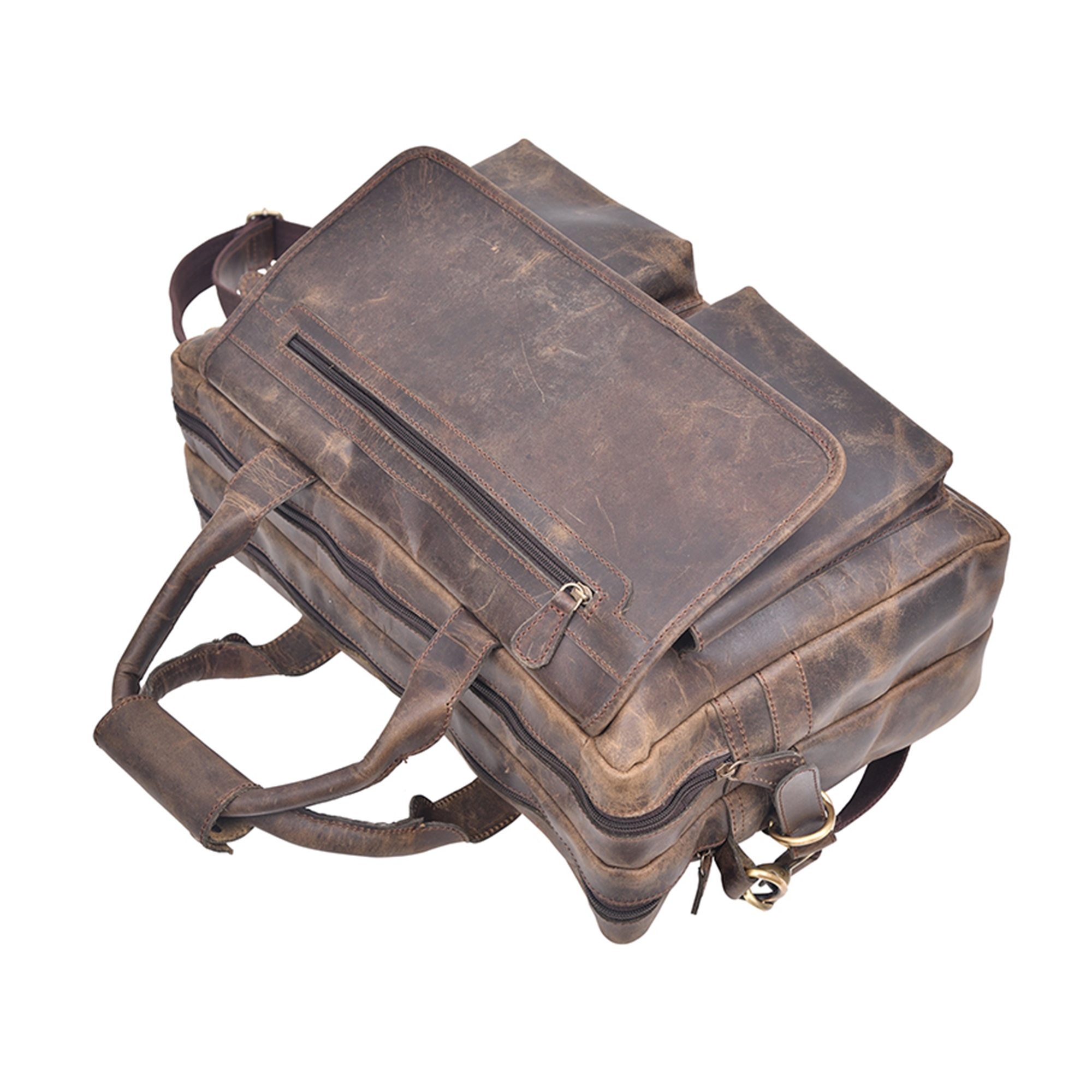 Brown Leather Laptop Bag