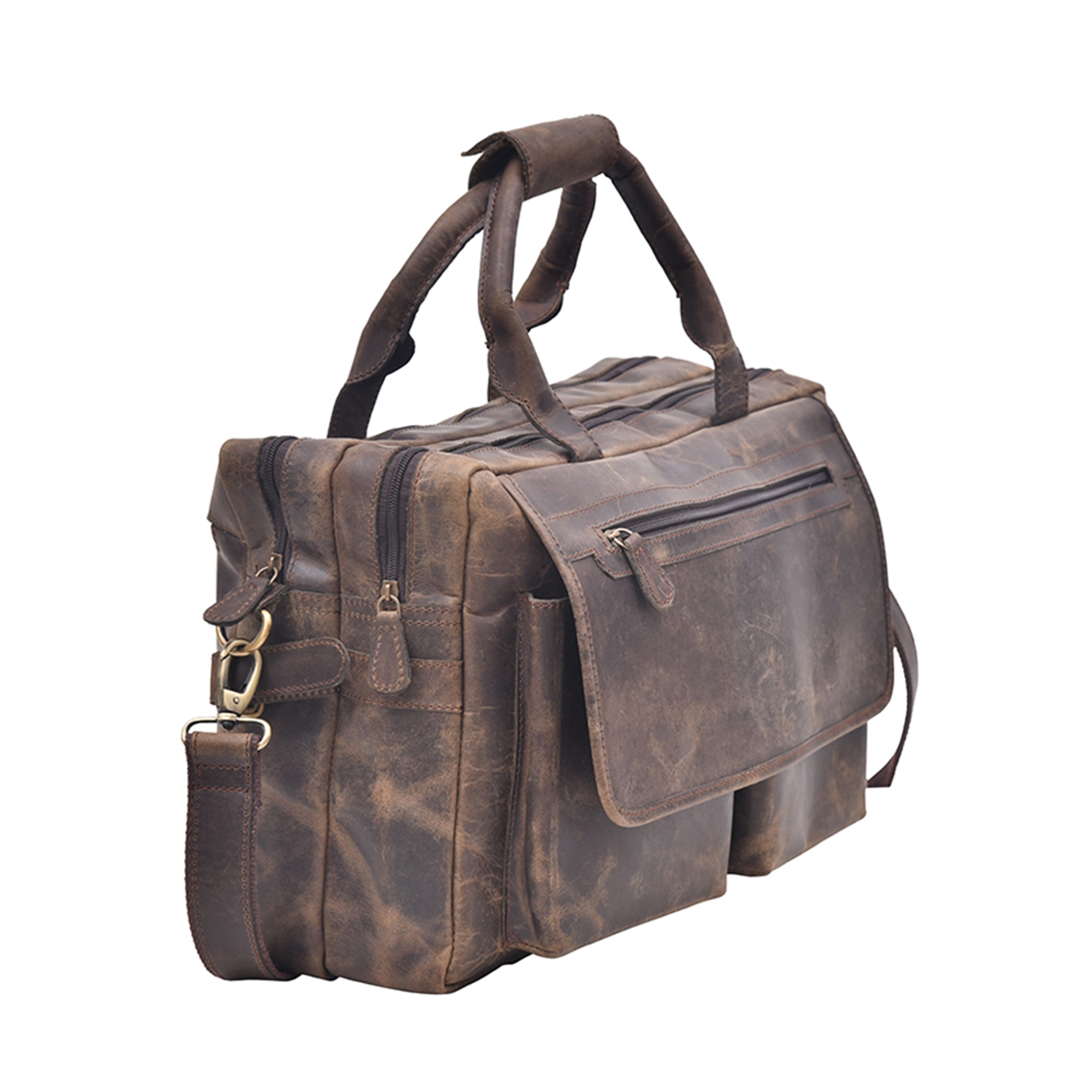 Brown Leather Laptop Bag