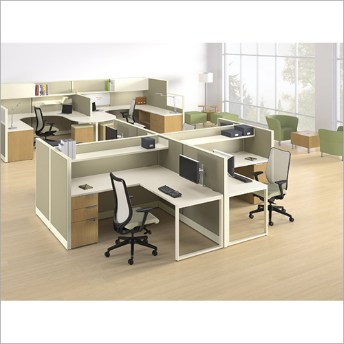 Wooden Cluster Work Station
