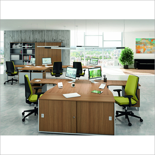 Wooden Open Office Work Station