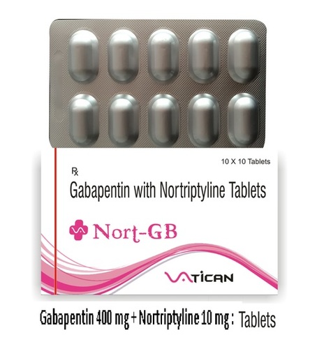 NORT-GB Tablet - Gabapentin + Nortriptyline, Cure for Depression & Sleep Disorders, As Directed by Physician