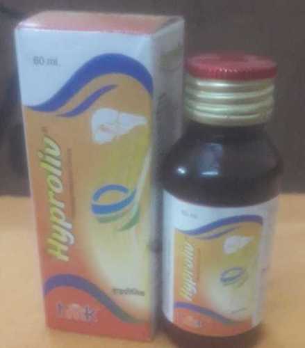 Hyproliv Drops - Hepatoprotective Formulation, Sunset Yellow Flavored Syrup with Hydroxyzine 6mg for Children