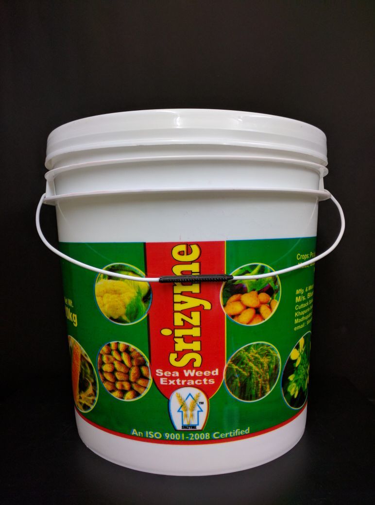 Plastic Paint Bucket - Heavy-duty Plastic, Customized Size, Opaque White Color | Easy-to-carry Handle, Anti-abrasive Coating, Safe Caps