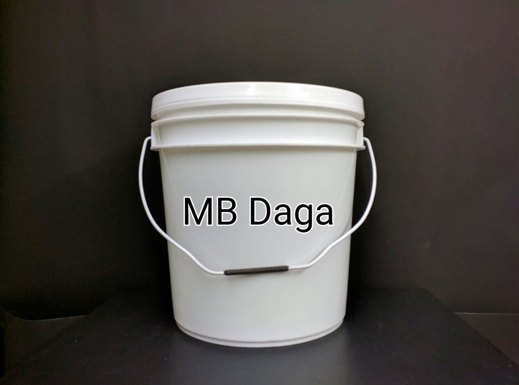 Plastic Paint Bucket - Heavy-duty Plastic, Customized Size, Opaque White Color | Easy-to-carry Handle, Anti-abrasive Coating, Safe Caps