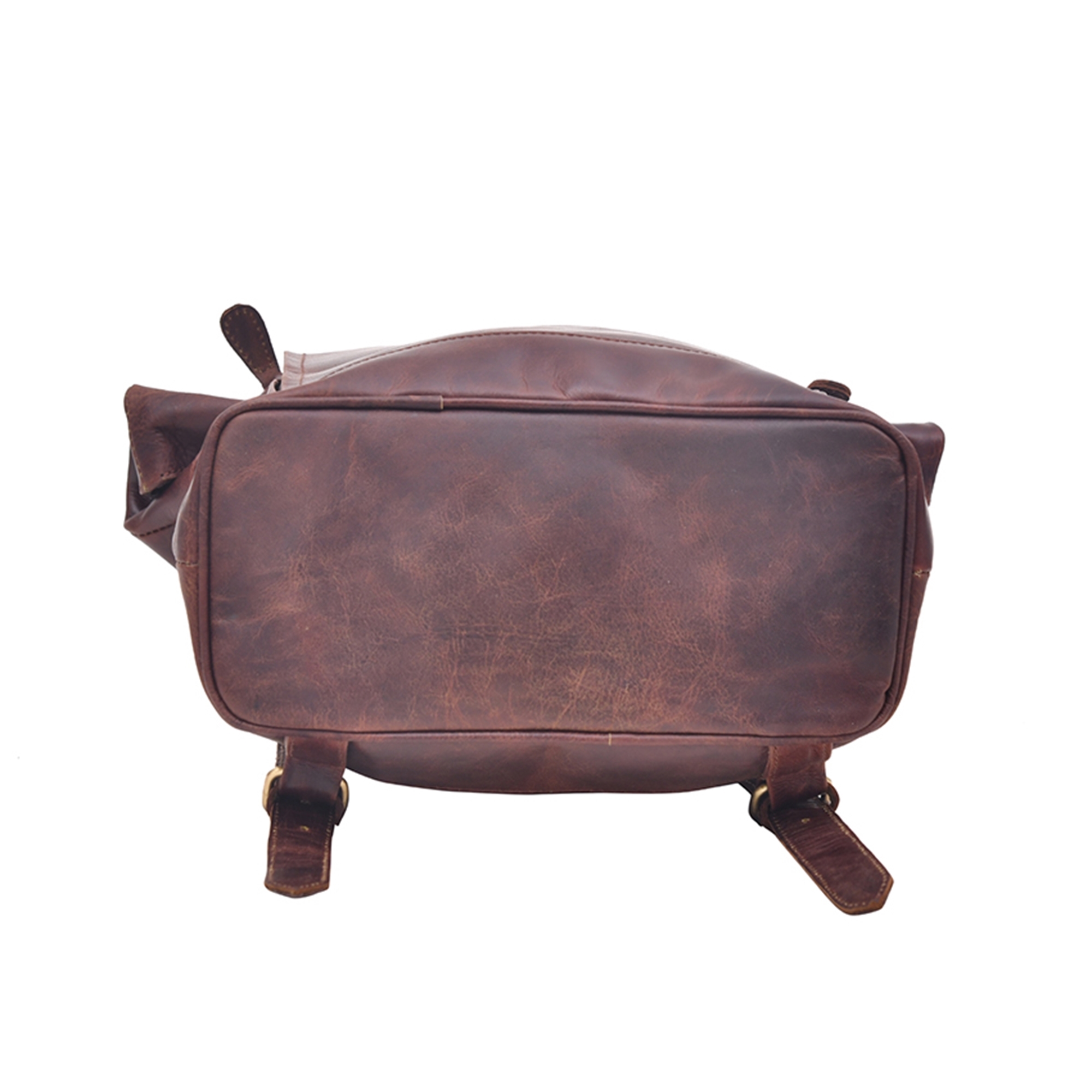 Brown Leather Backpack Bag