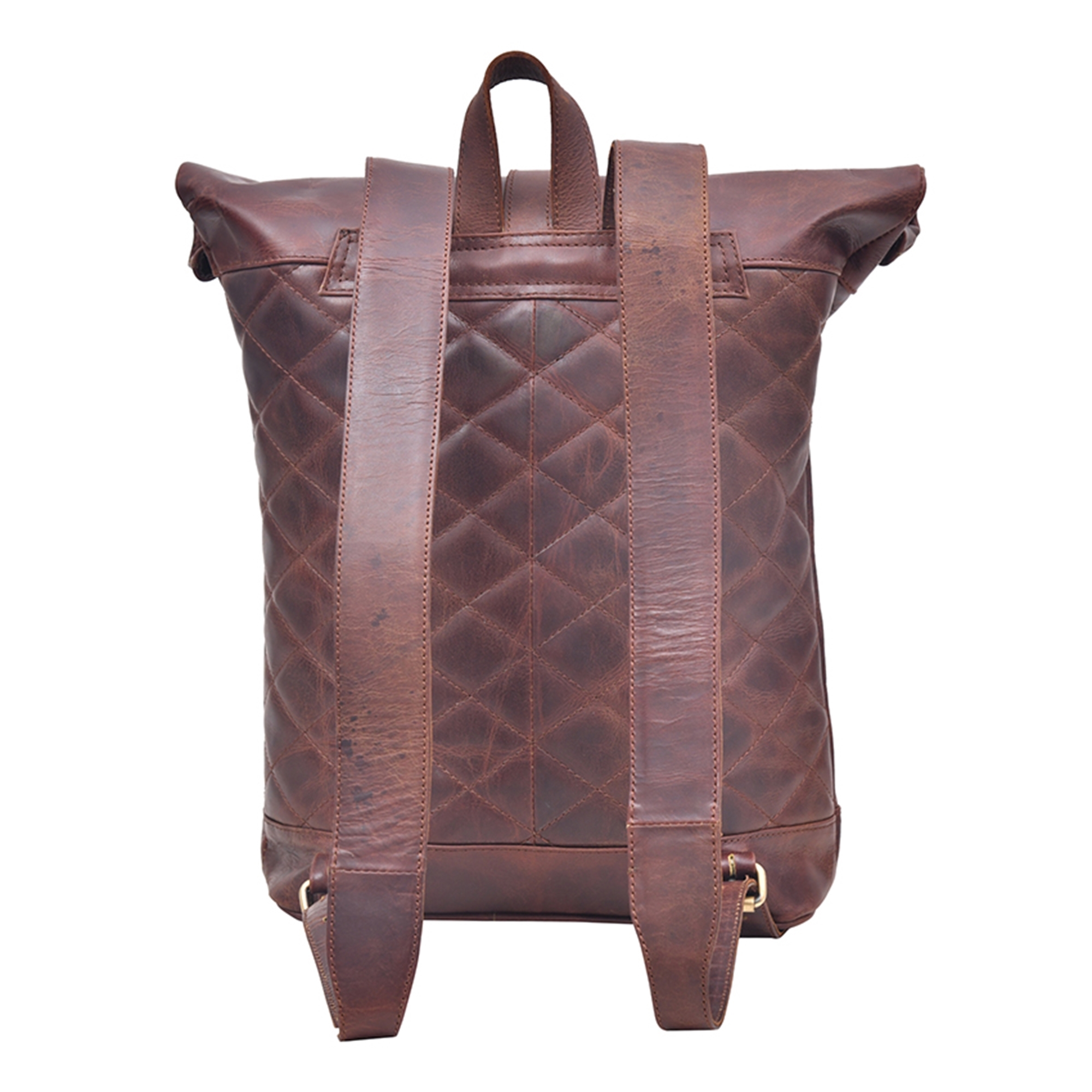 Brown Leather Backpack Bag