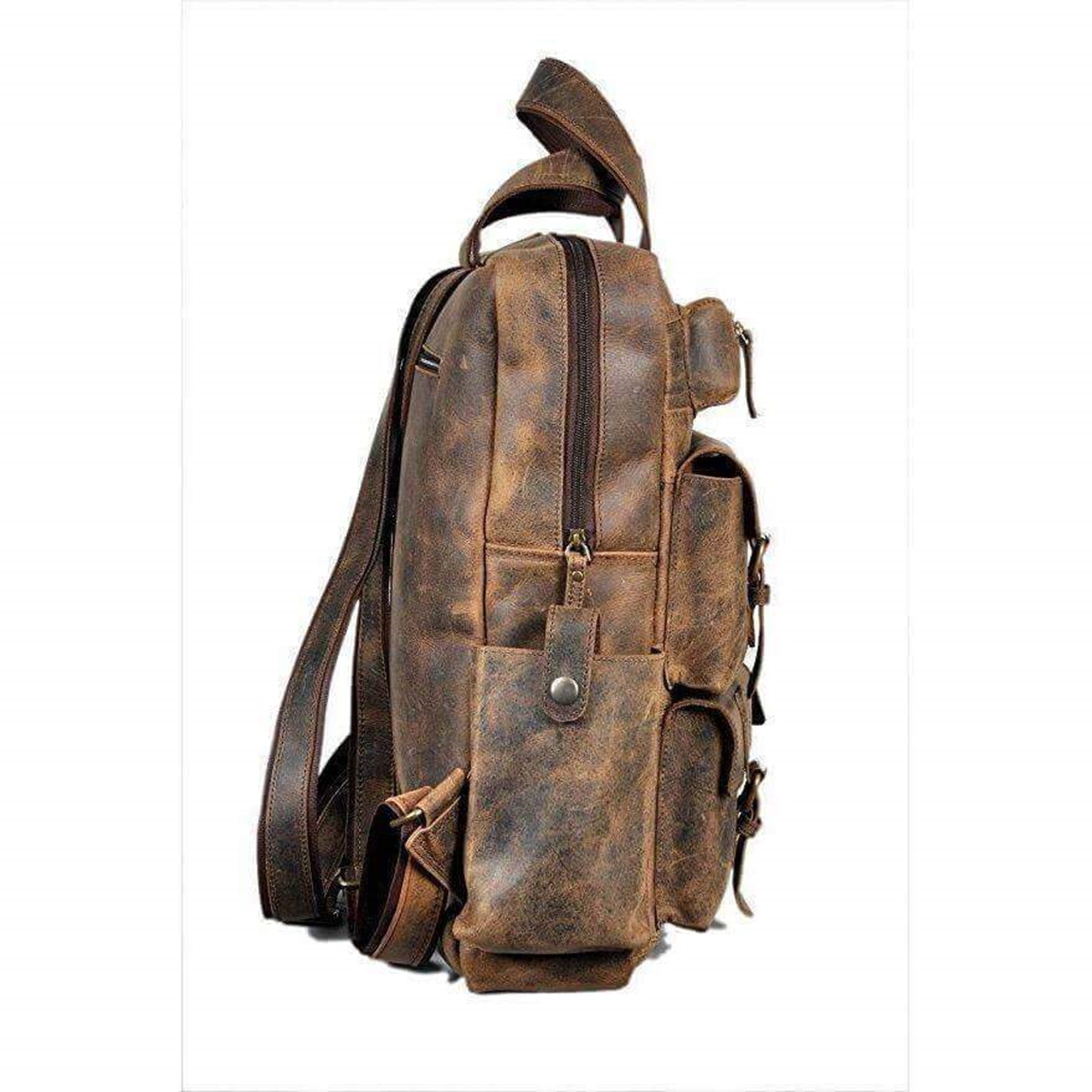 Brown Leather Shoulder Bag
