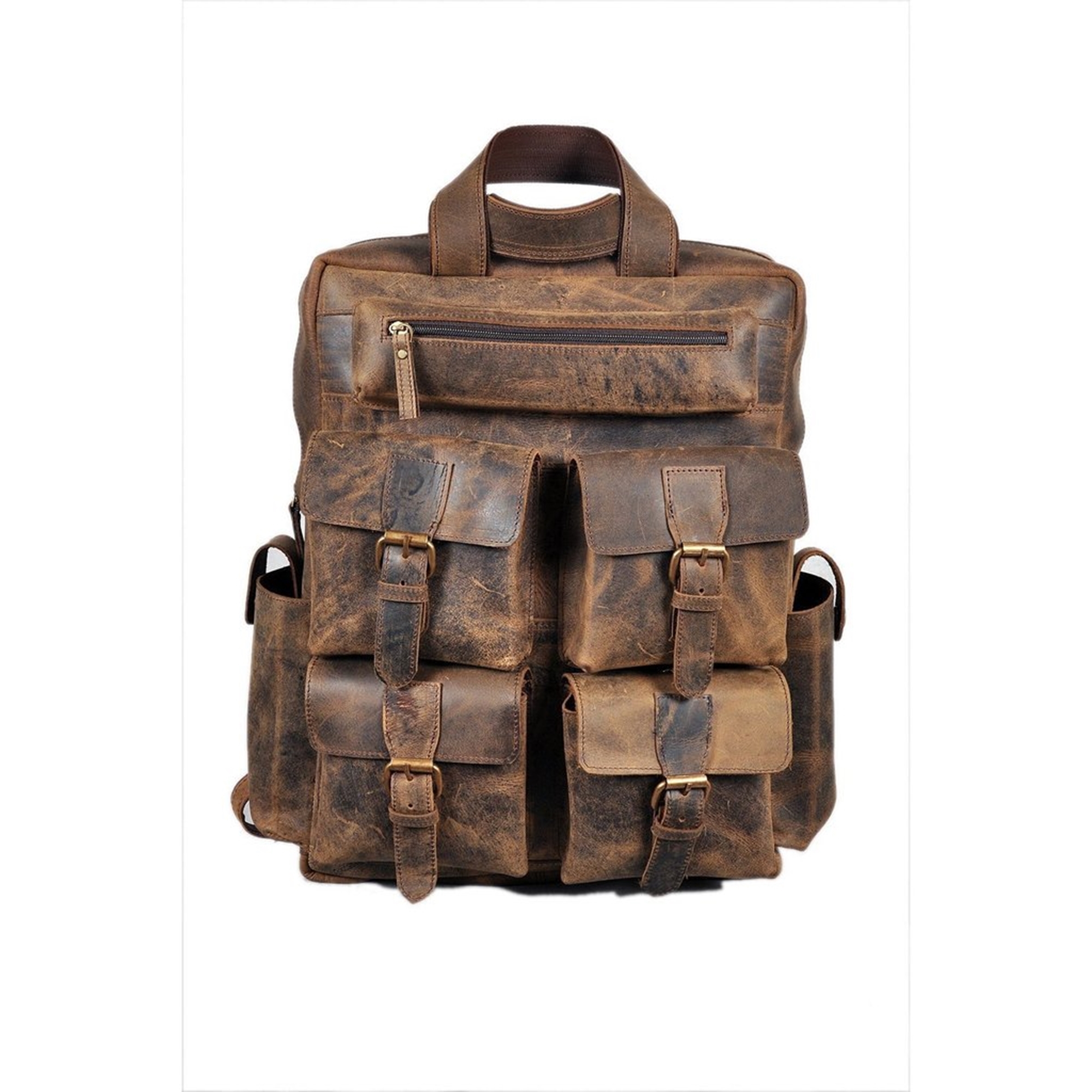 Brown Leather Shoulder Bag