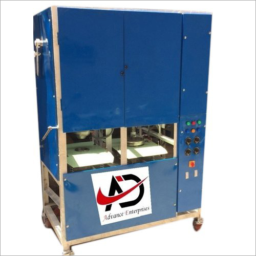 धातु पूरी तरह से स्वचालित डबल डाई डोना प्लेट बनाने की मशीन