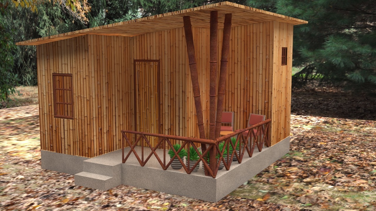 Bamboo Hut - Treated Bamboo Design | Modern Aesthetic, Durable Materials, Versatile Uses For Outdoor Villas, Bungalows, And Garden Restaurants