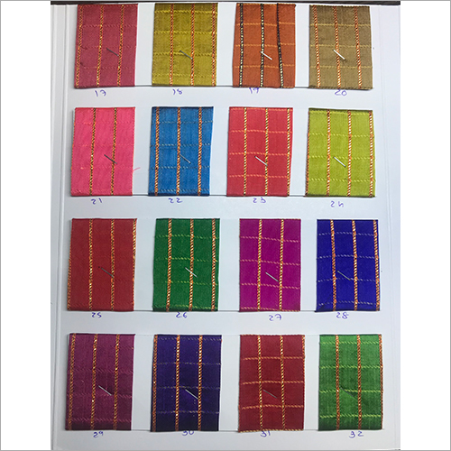 Printed Square Check Fabric - Square Fabric, Custom Size, Multicolor | Lightweight, Quick Dry, Washable, Ideal for Bags, Garments, and Footwear