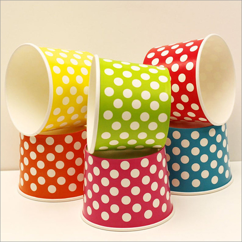 Multi Color Printed Ice Cream Cups