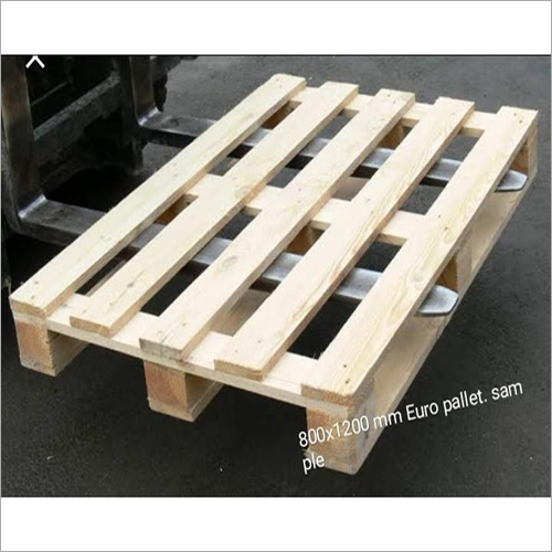 Light Brown 1200 X 800 Mm Euro Wooden Pallet