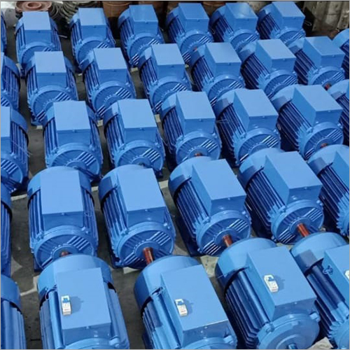 Blue 3 Phase Electric Motor