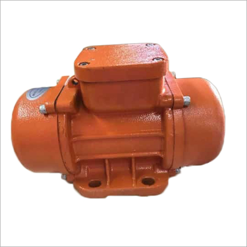 Orange Industrial Vibrator Motor