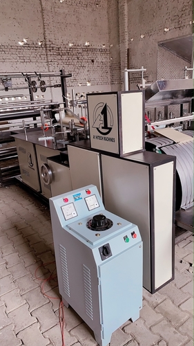 3 HP Paper Bag Machine - Mild Steel, 16.40x5.57 ft, 240-440 Volt | Long Life, Easy Maintenance, 1000 Kg/Day Capacity, 1 Year Warranty