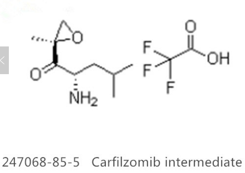 Carfilzomib Intermediate Cas No 247068-85-5 Chemical Name: (2s)-2-amino-4-methyl-1-((2r)-2-methyloxiranyl)-1-pentanone Trifluoroacetate