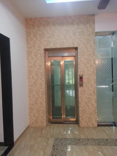 Auto Door Elevator - Stainless Steel, Ups Power Supply | Noiseless Functioning, Energy Efficient Solution For Passenger Transportation