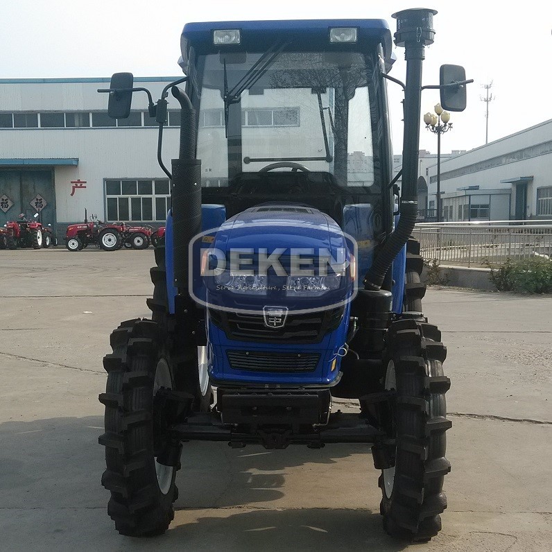 60hp Farm Tractor - 3700x1615x2130mm, Blue Color | 4-cylinder Engine, Power Steering, 12f+12r Shuttle Shift