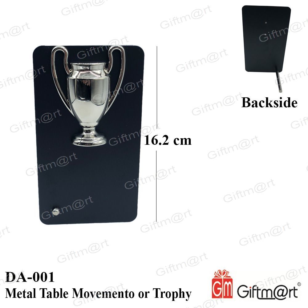 Elegant Metal Trophy - Premium Quality Alloy, Custom Engraving Available For Personalization, Classy Design