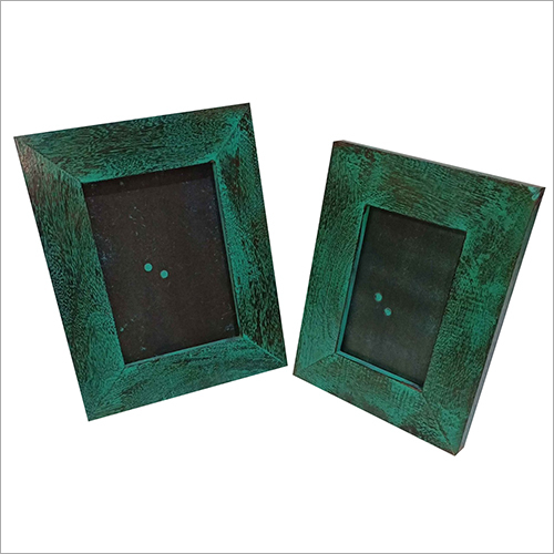Bone Square Photo Frame - Custom Size & Design Options, Polished Finish in Any Color