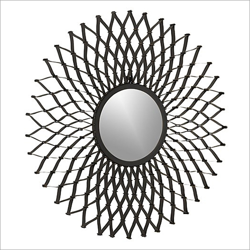 Backlit Metal Wall Mirror Design: Modern