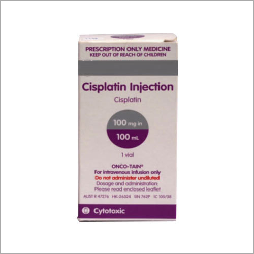 Cisplatin Injection - Dosage as Per Doctor Recommendation, 2-Year Expiration, Dry Storage Requirements