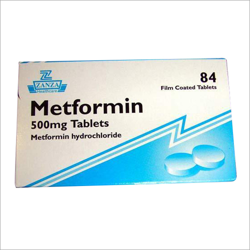 Metformin Tablet - 500mg, Long Shelf Life | Reduces Blood Sugar Levels, Properly Packaged to Prevent Leakage