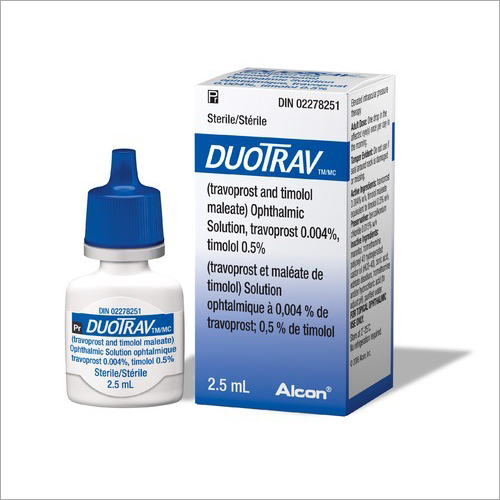 Travoprost and Timolol Eye Drops - Recommended Dosage as Per Doctor Advice | 2-Year Expiration, Cool Storage Required