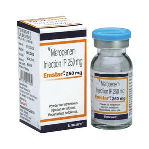 Meropenem Injection - Dosage As Per Doctor Recommendation, 2-Year Expiration Date, Medicine Type: Injection, Store In Dry Place