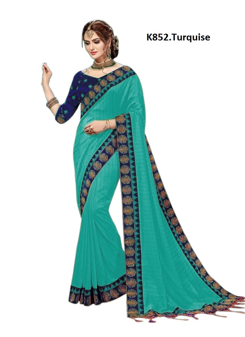 Yellow Indian Designer Saree Collection