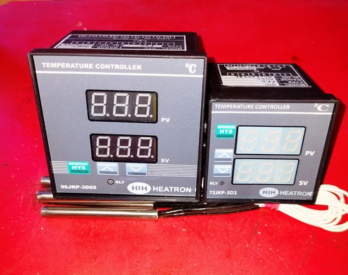 Temperature Controllers - Plastic, Panel Mount, Black | Digital Type, 220V AC Input Voltage, Electric Power Source