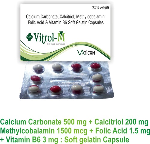 Vitrol-m Softgel Capsule Health Supplements