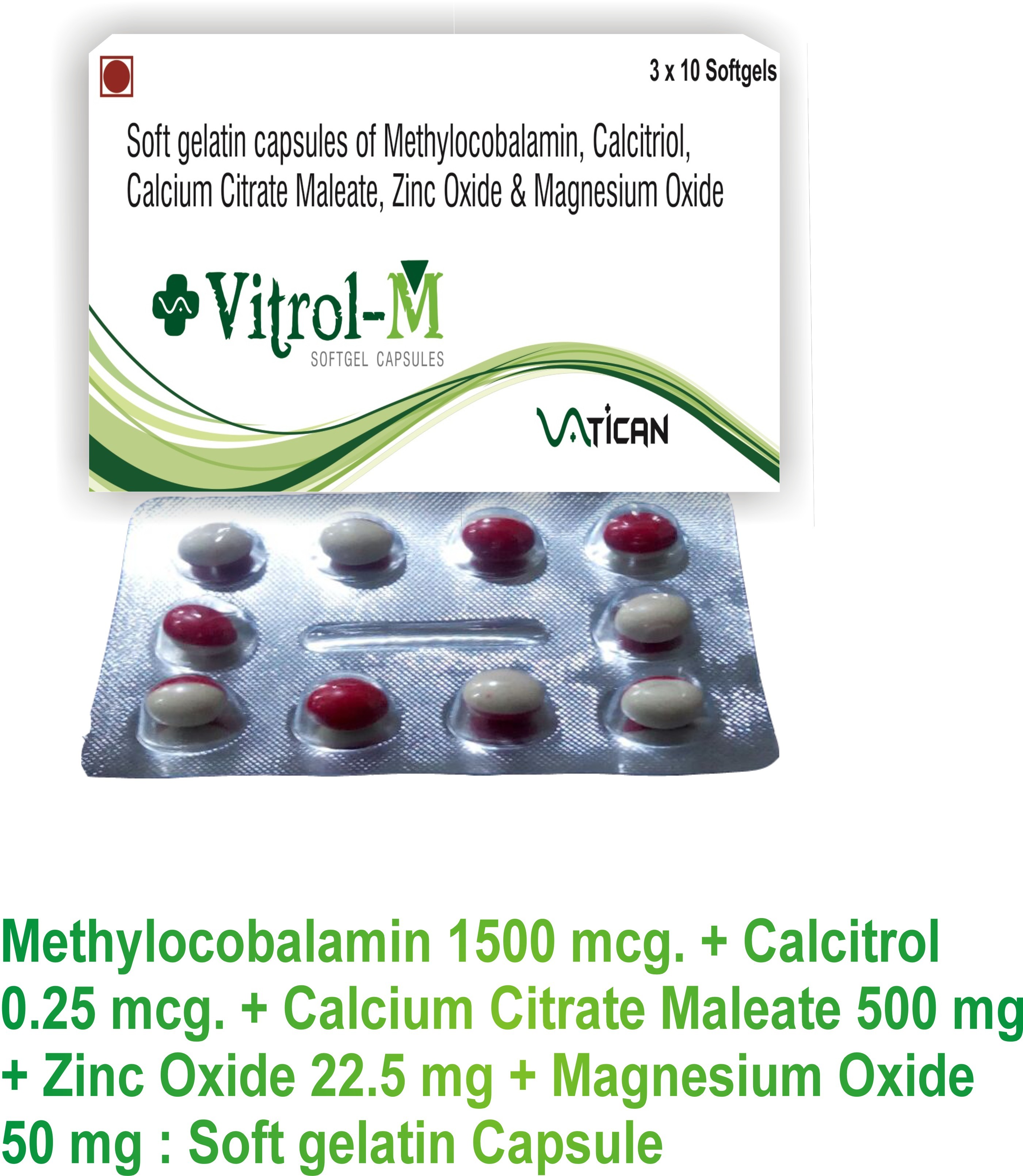 Vitrol-m Softgel Capsule Health Supplements