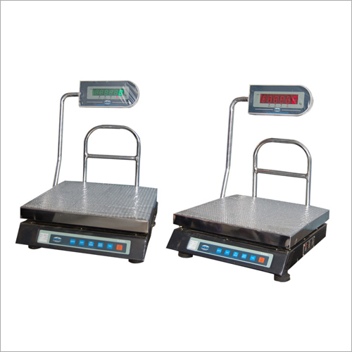 Platform Weighing Scale - Stainless Steel & Mild Steel, 60-5000 kg Capacity - Silver Color, Digital Monitor Display, 230V Power Supply, 1 Year Warranty 