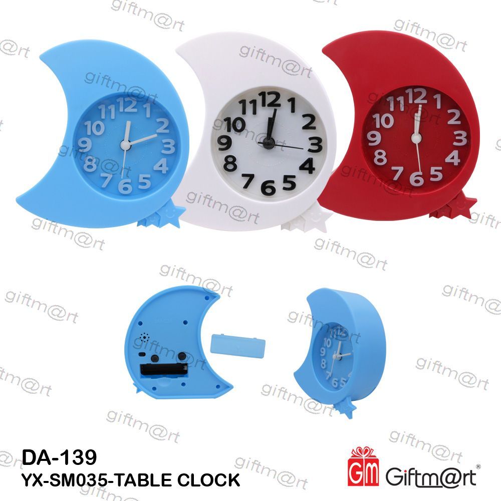 Alarm Table Clock Size: 12.5 X 11.5 Cm