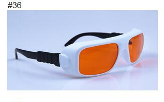 Absorption Laser Protective Glasses - Optical Density 200-540nm 5+lb Rating 315-540nm 50% Transmittance | Compatible With Excimer Ultraviolet Argon Ktp Applications