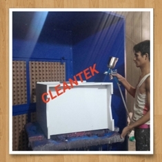 Spray Paint Booth - Power Consumption: 5 Horsepower (Hp)