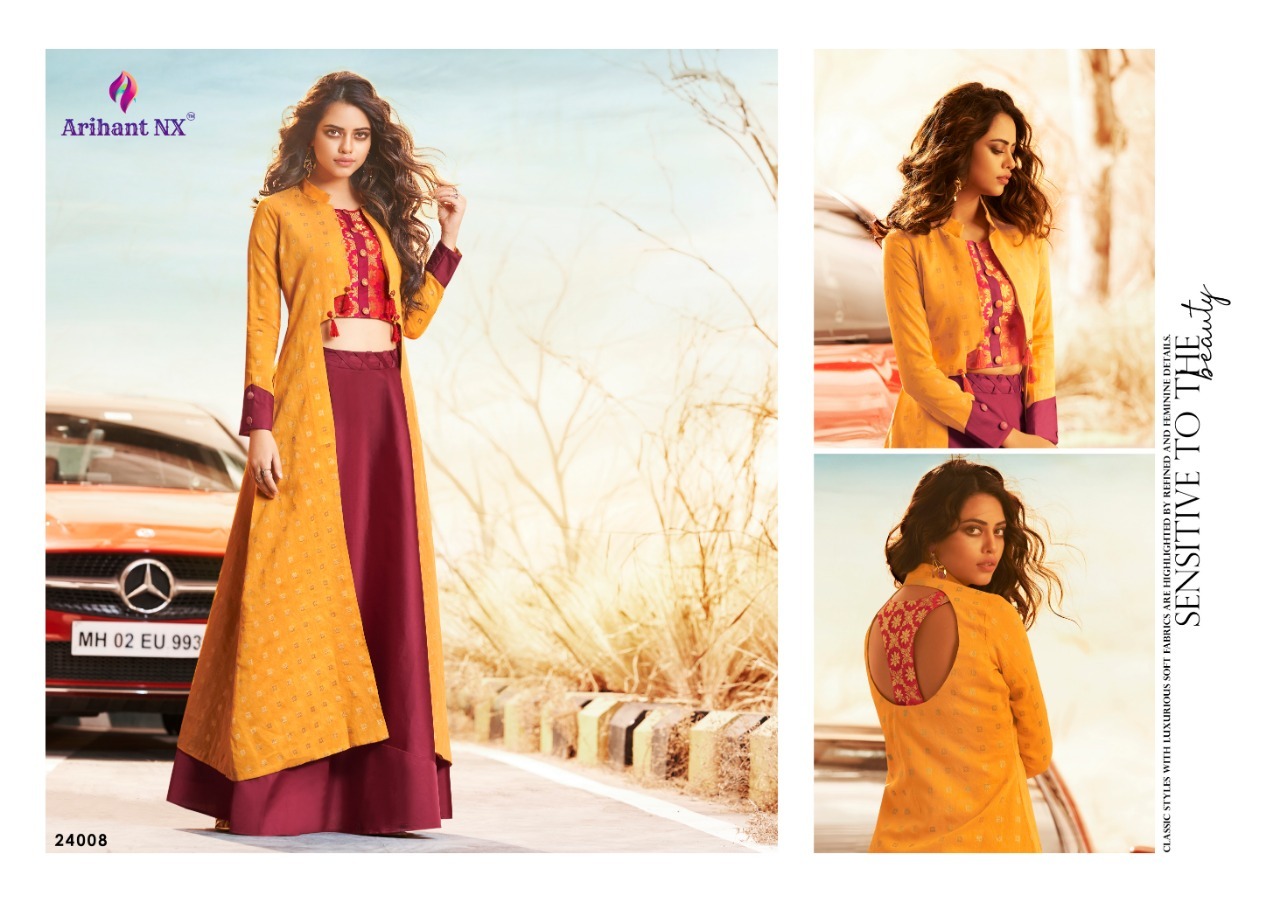 Silk Readymade Three Pcs Gowns