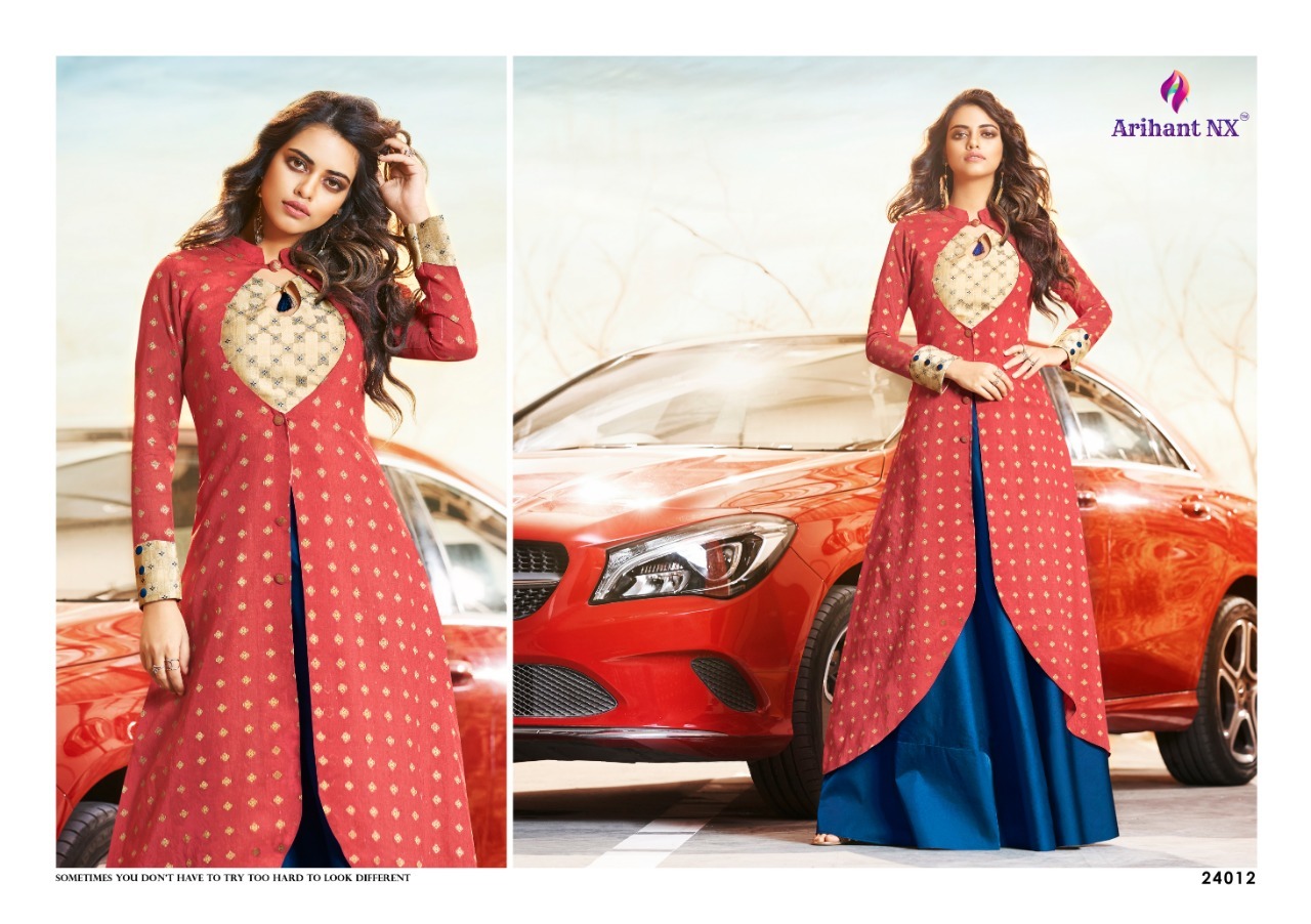 Silk Readymade Three Pcs Gowns