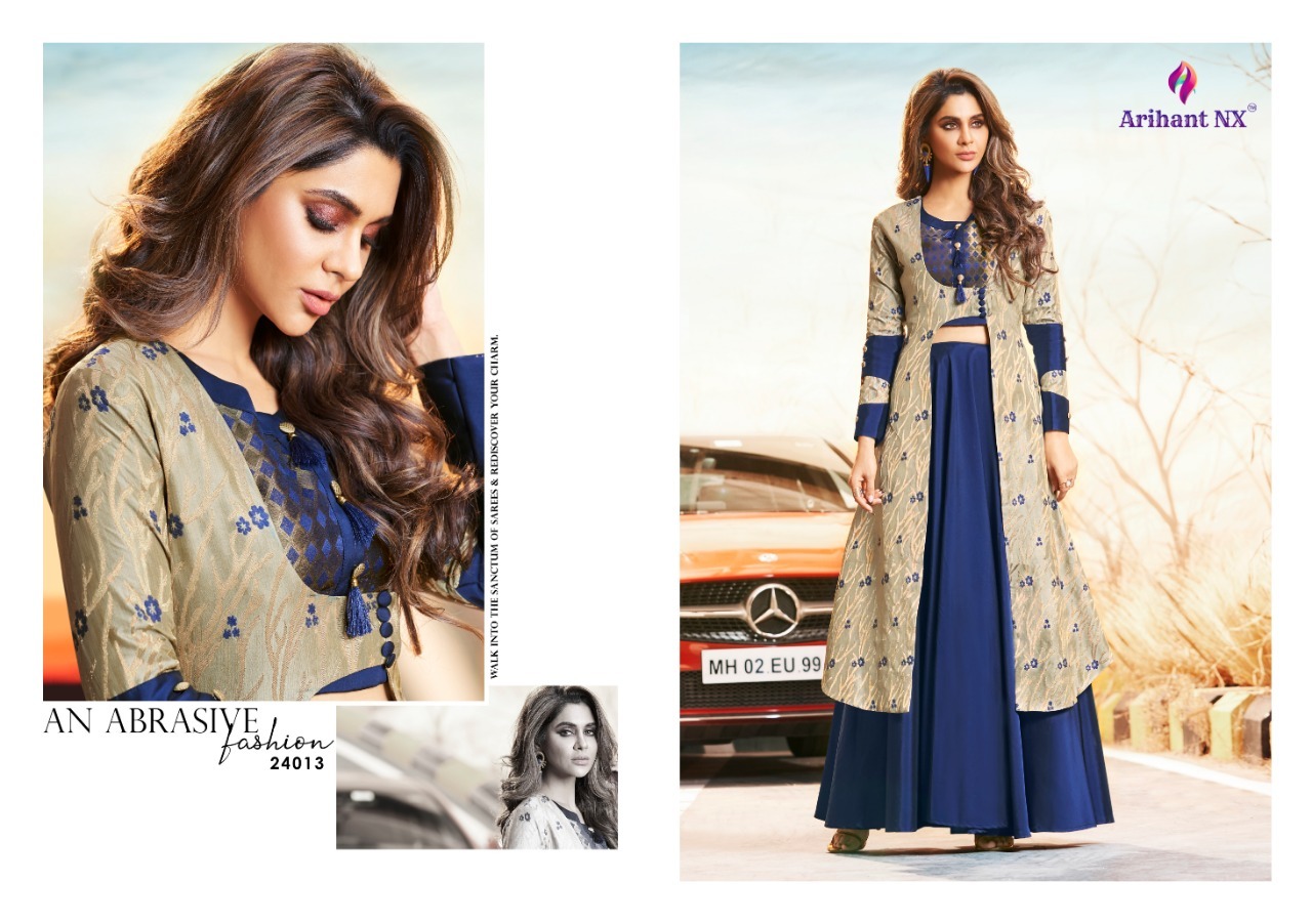 Silk Readymade Three Pcs Gowns