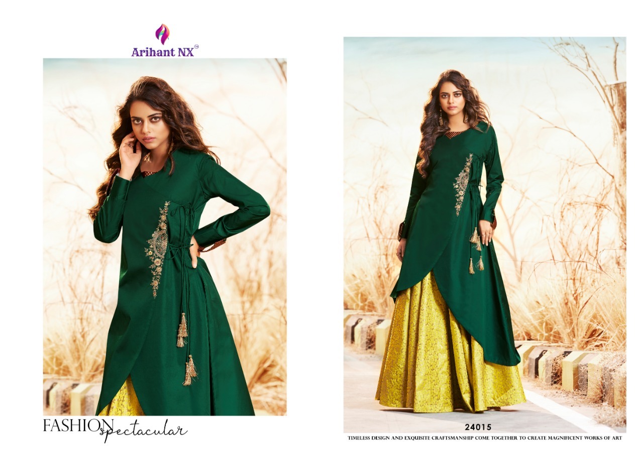 Silk Readymade Three Pcs Gowns